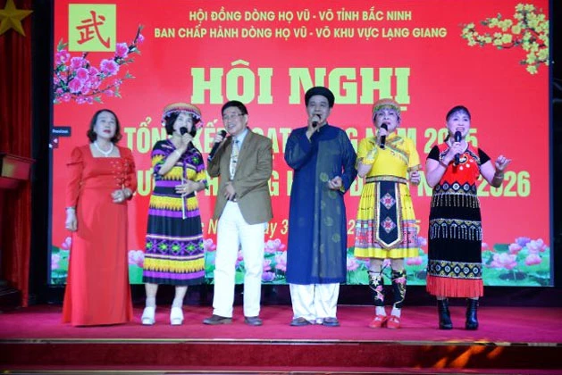 Hội đồng dòng họ Vũ Võ huyện Lạng Giang tổng kết năm 2025 và triển khai phương hướng năm 2026