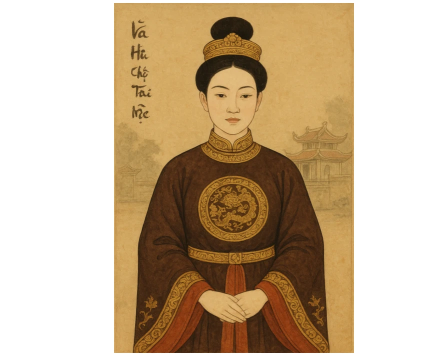 Bà Hoàng Thái Phi Vũ Thị Phương Dung, tức cung tần (Ái phi) của Vua Mạc Thái Tông, Đại chính Hoàng đế, húy Đăng Doanh (1530 – 1540)