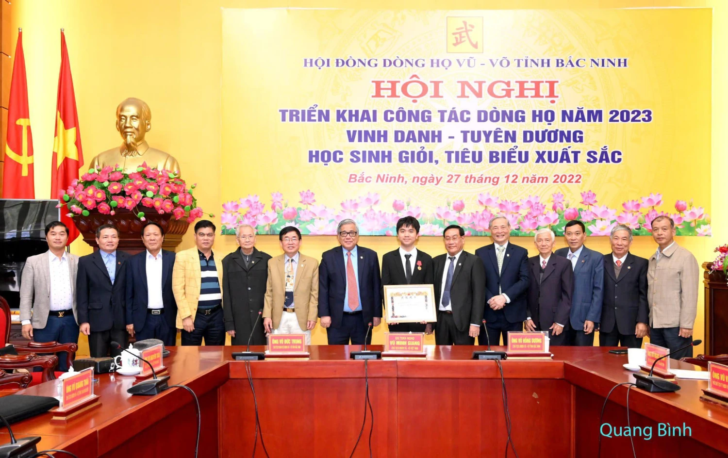 Danh sách học sinh - sinh viên tiêu biểu dòng họ Vũ - Võ Việt Nam đạt giải quốc gia, quốc tế năm học 2021 - 2022