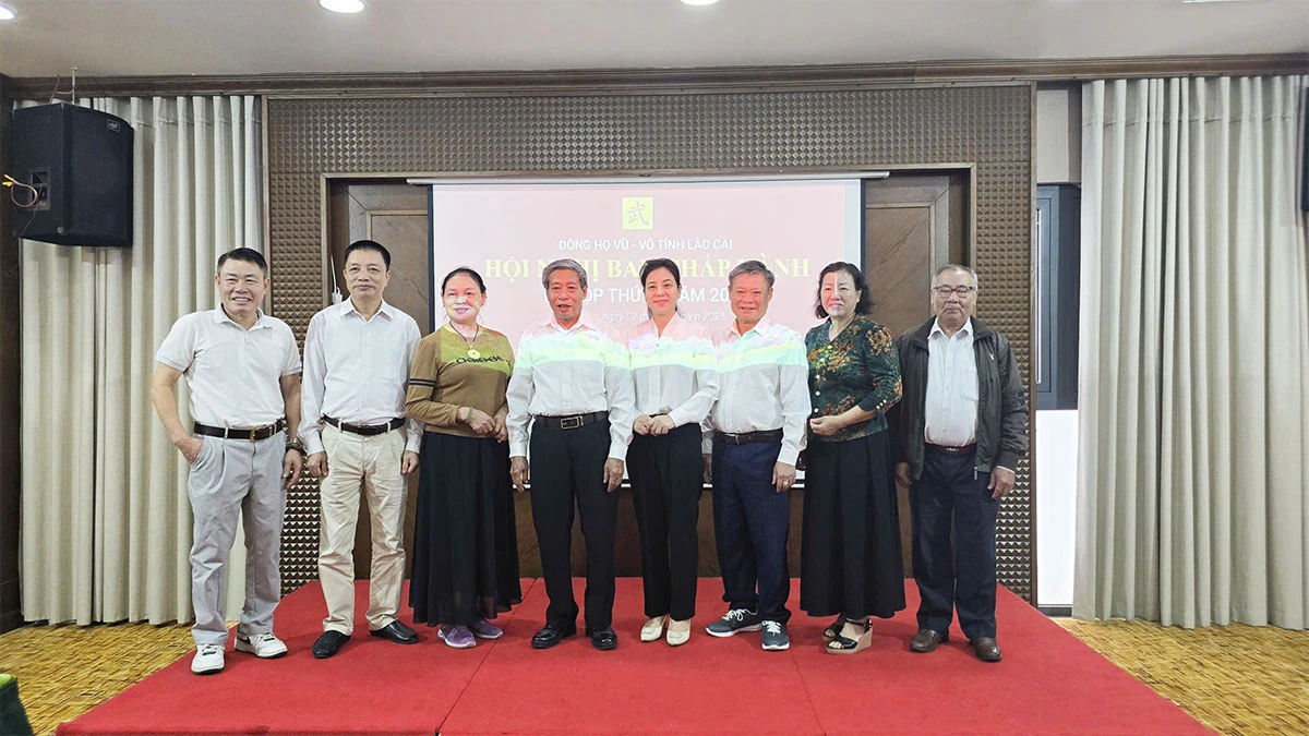 Hội đồng Dòng họ Vũ - Võ tỉnh Lào Cai triển khai nhiệm vụ trọng tâm Quý IV