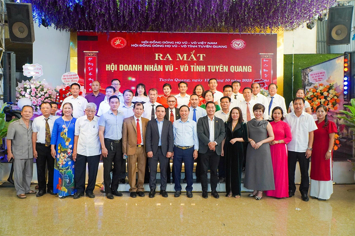 Ra mắt Hội Doanh nhân Vũ - Võ tỉnh Tuyên Quang