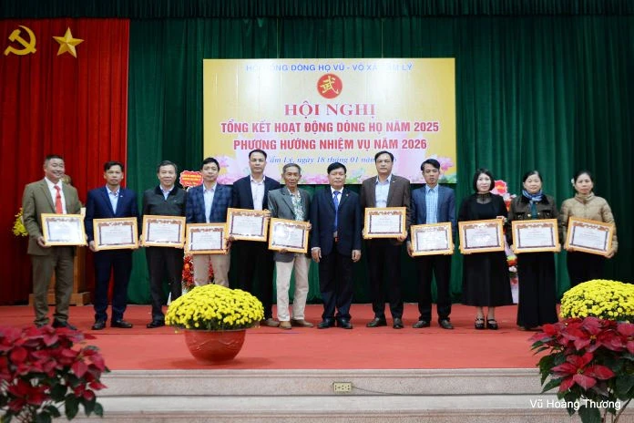 Dòng họ Vũ - Võ Cẩm Lý, khu vực Lục Nam tỉnh Bắc Ninh tổng kết hoạt động năm 2025