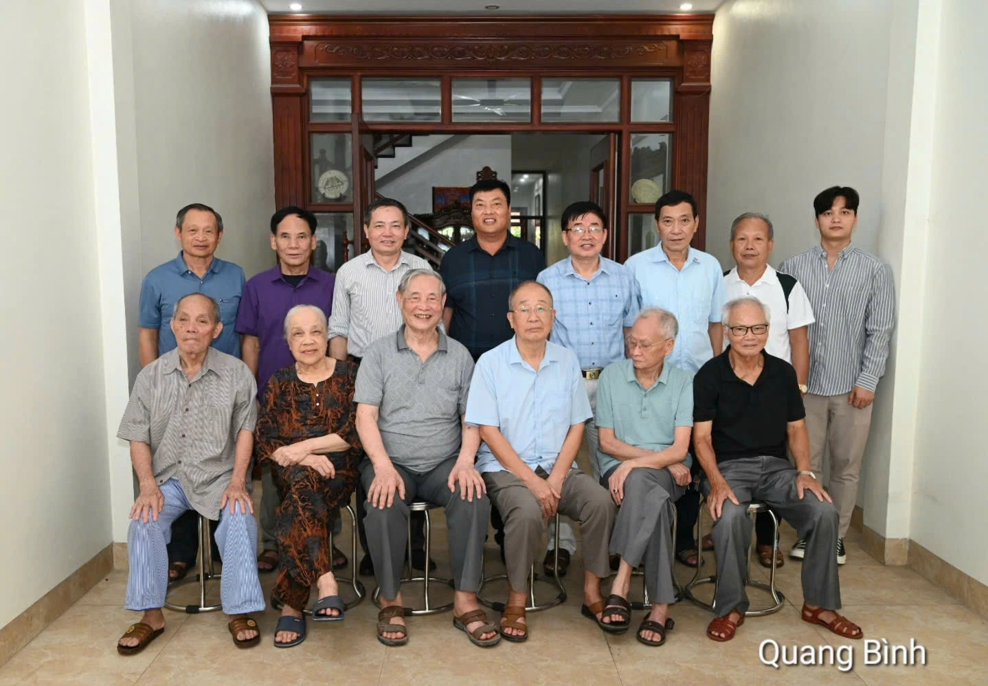 Thăm hỏi các cụ cao niên trong Ban Cố vấn HĐDH Vũ - Võ tỉnh Bắc Ninh