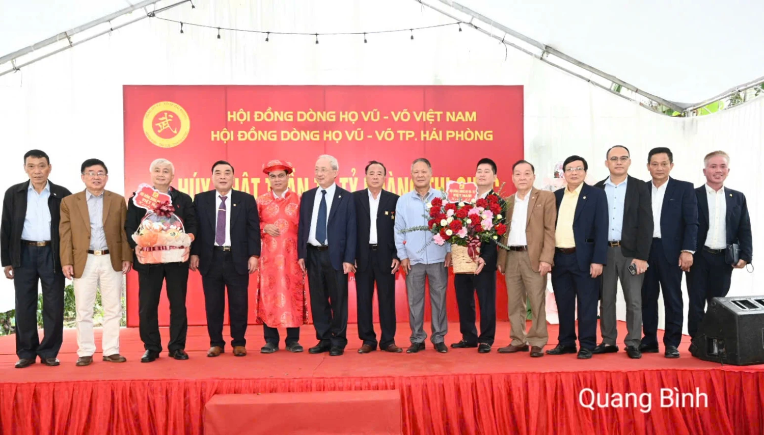 Lễ cúng Thần Tổ Tỷ Hoàng Thị Chúc và trao Bằng khen cho dòng họ Vũ - Võ thành phố Hải Phòng