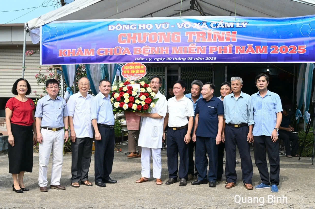 Tin hoạt động dòng họ Vũ - Võ xã Cẩm Lý