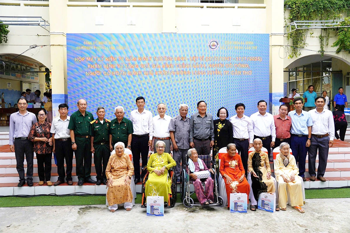 Bệnh viện Đa khoa Hòa Hảo - Medic Cần Thơ tri ân gia đình chính sách, người có công tại phường Long Tuyền, TP Cần Thơ