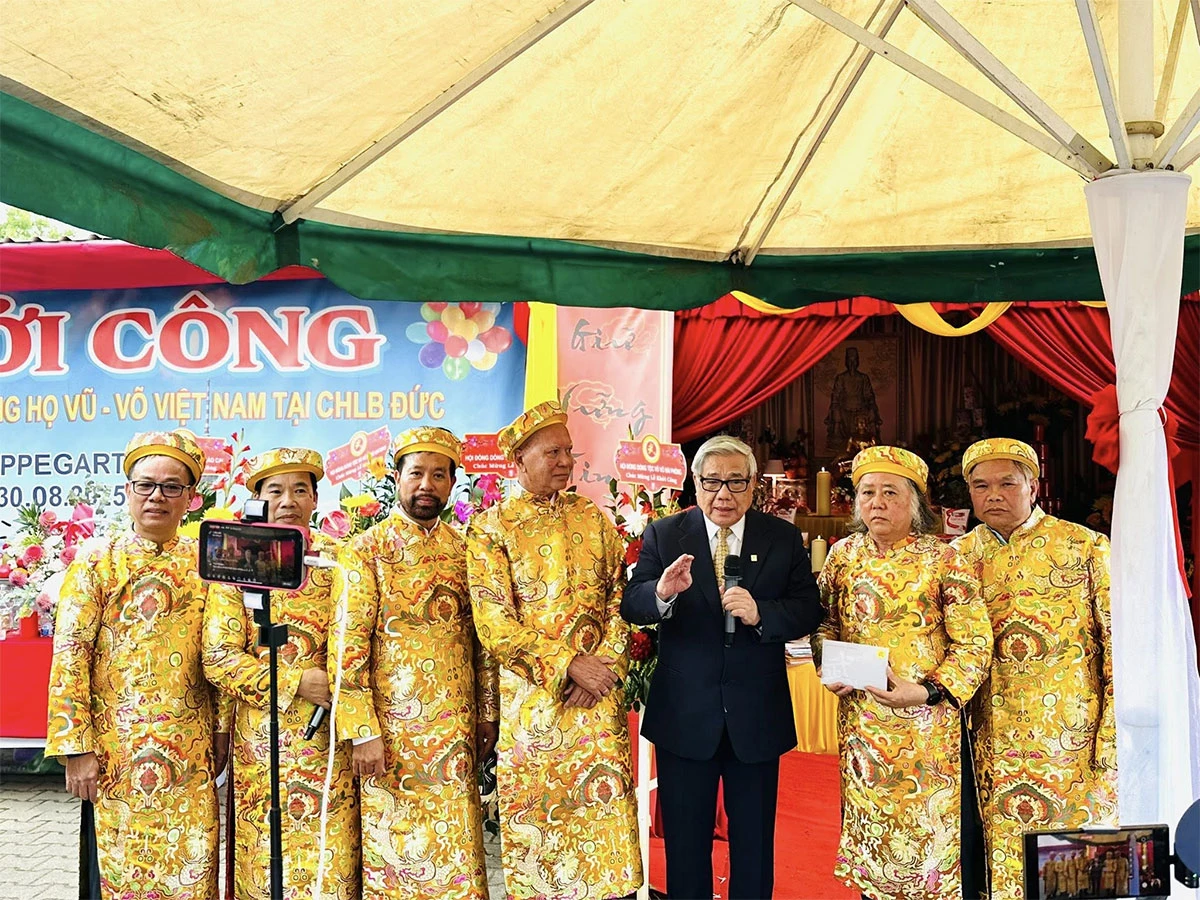 Diễn văn khai mạc của BTC sự kiện Khởi công xây dựng Nhà thờ dòng họ Vũ - Võ tại CHLB Đức