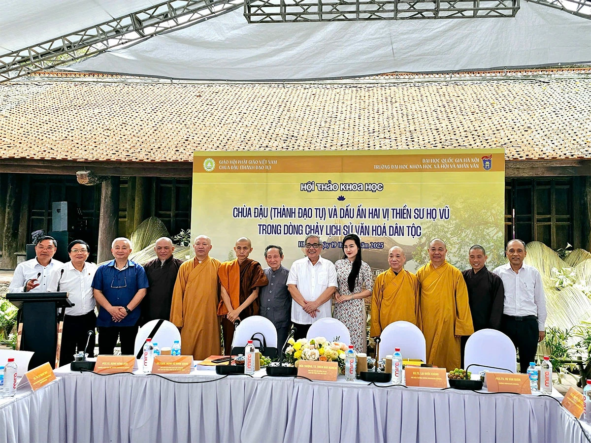 Chùa Đậu và dấu ấn hai vị thiền sư họ Vũ trong dòng chảy lịch sử văn hóa dân tộc