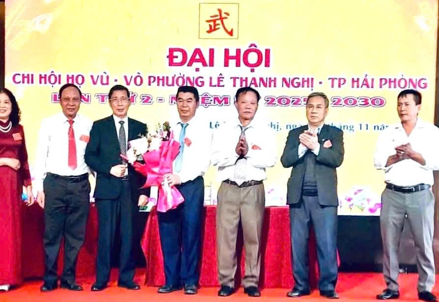 Đại hội dòng họ Vũ - Võ phường Lê Thanh Nghị, thành phố Hải Phòng nhiệm kỳ 2025 - 2030