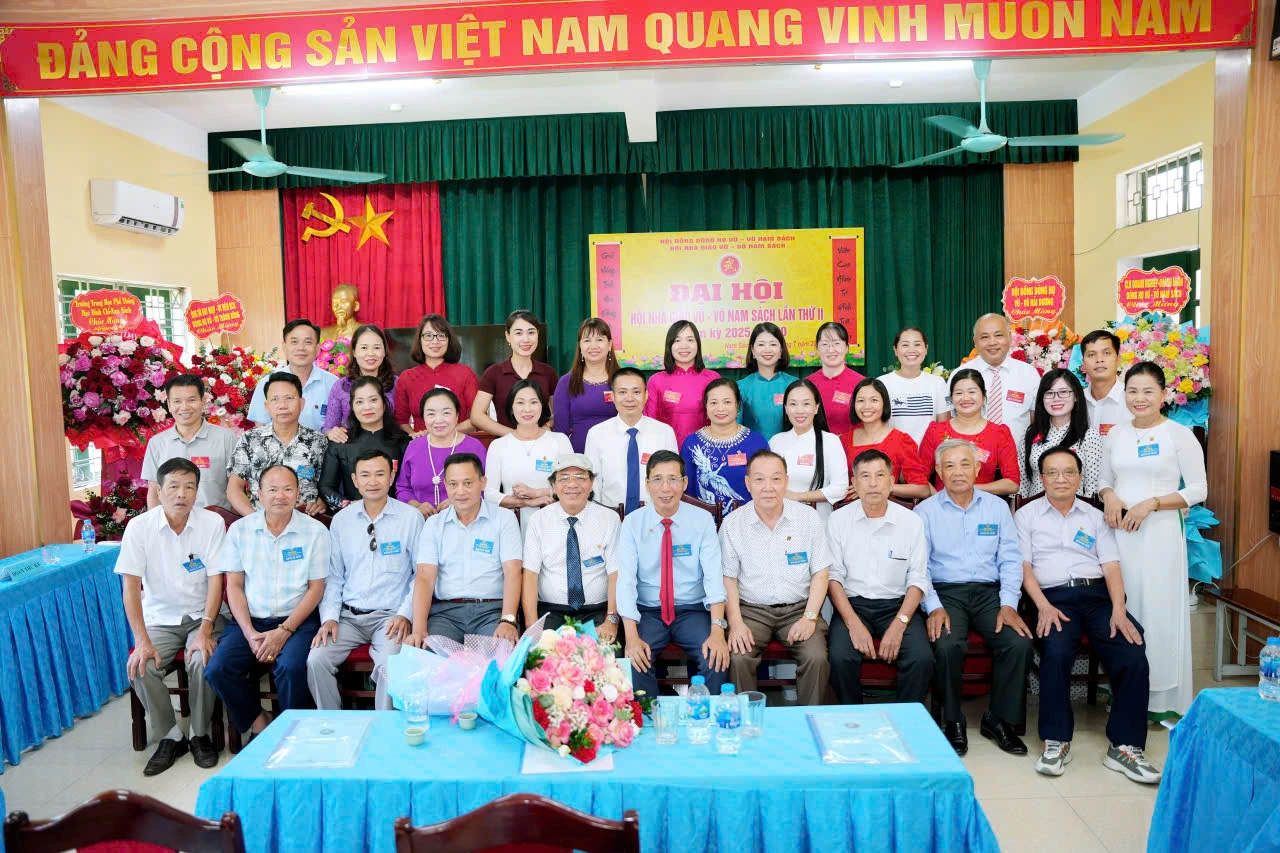 Đại hội Hội nhà giáo Vũ - Võ Nam Sách lần thứ II, nhiệm kỳ 2025 - 2030