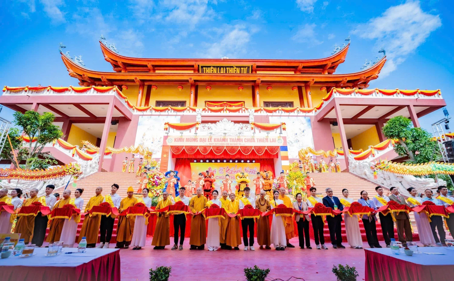 Đại lễ Khánh thành chùa Thiên Lai: Gìn giữ giá trị văn hóa - tâm linh, lan tỏa truyền thống tốt đẹp