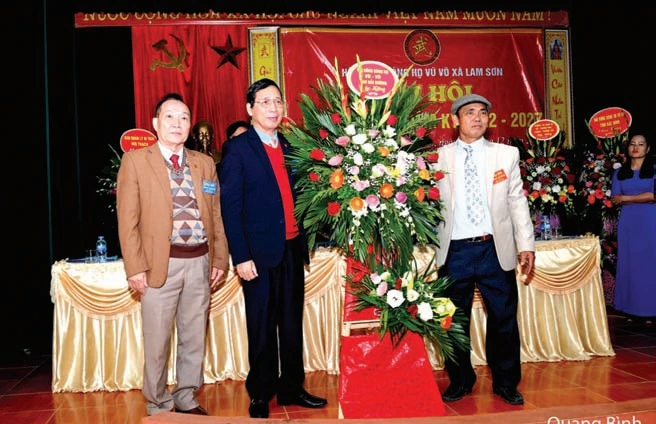 Hội đồng dòng họ Vũ - Võ xã Lam Sơn, huyện Thanh Miện, tỉnh Hải Dương tổ chức Đại hội lần thứ III, nhiệm kỳ 2022 - 2027