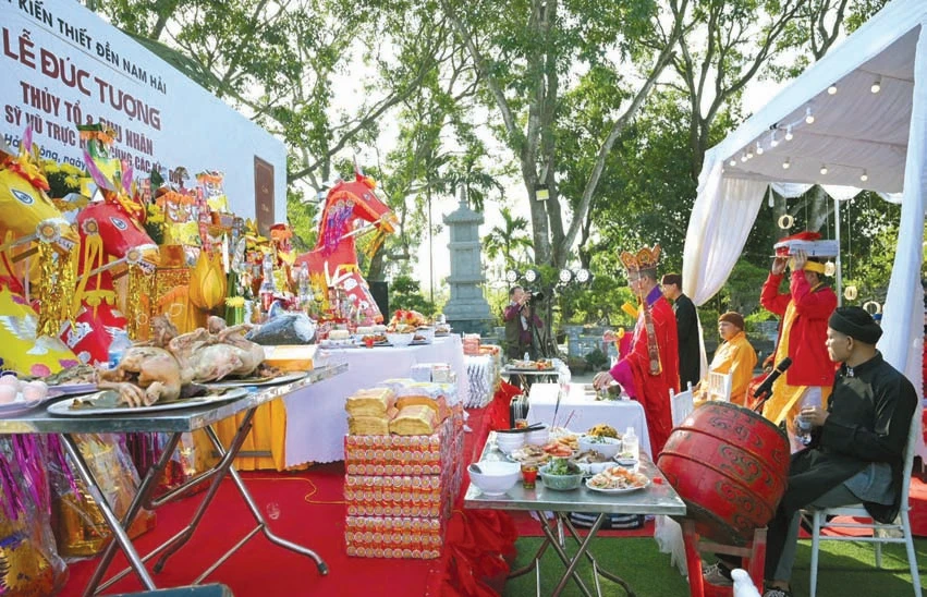 Hội đồng dòng họ Vũ - Võ TP. Hải Phòng tổ chức Lễ đúc tượng Thần tổ và phu nhân