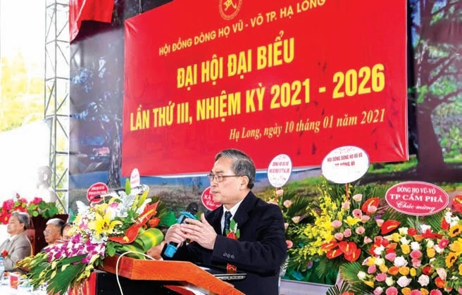 Đại hội đại biểu Hội đồng dòng họ Vũ - Võ thành phố Hạ Long