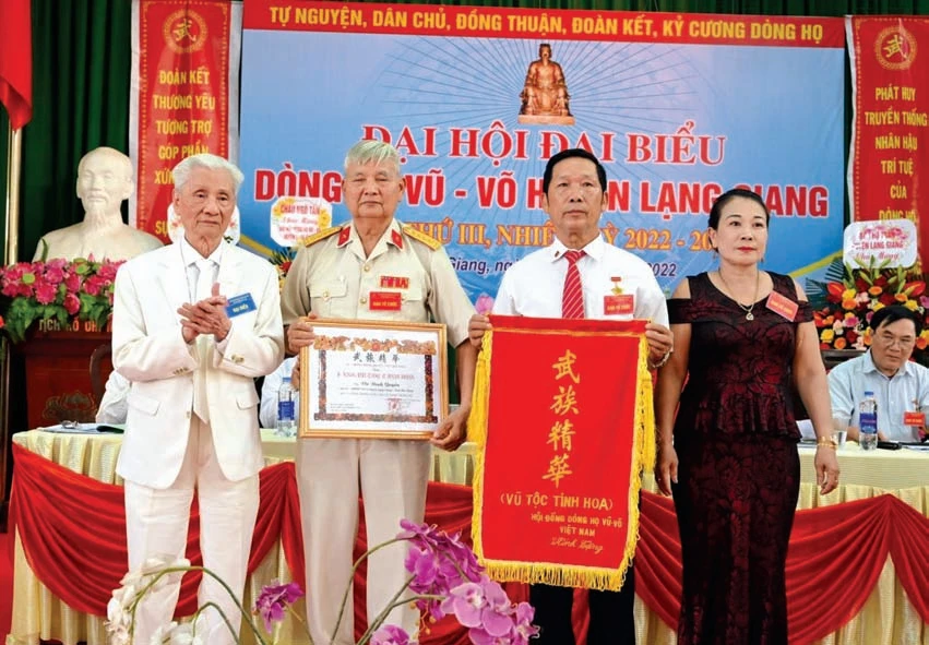 Đại hội dòng họ Vũ - Võ huyện Lạng Giang lần thứ III, nhiệm kỳ 2022 - 2027