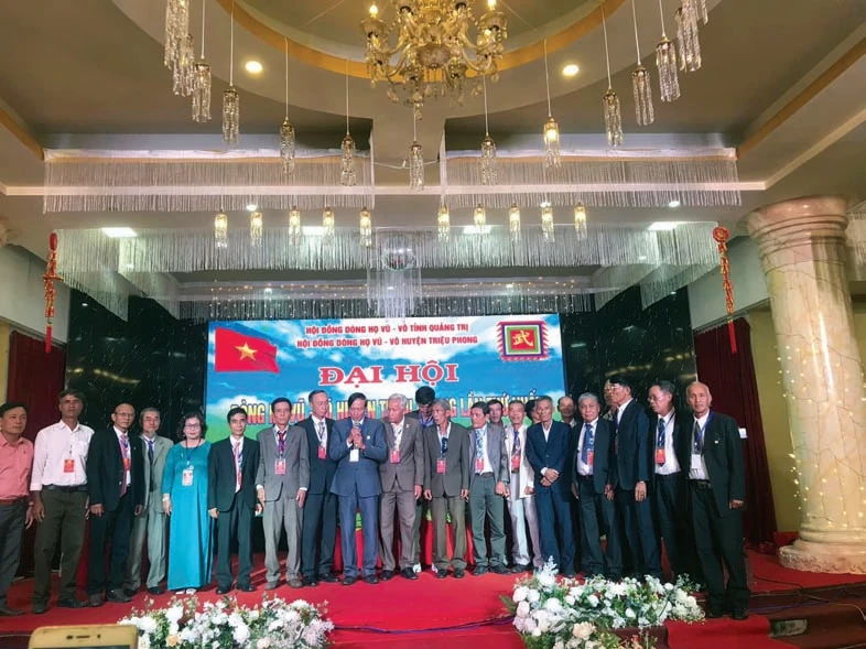 Đại hội dòng họ Vũ - Võ huyện Triệu Phong, tỉnh Quảng Trị lần thứ nhất, nhiệm kỳ 2022 - 2027