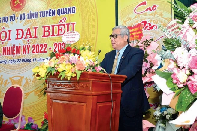 Đại hội đại biểu dòng họ Vũ - Võ tỉnh Tuyên Quang lần thứ III, nhiệm kỳ 2022 - 2027